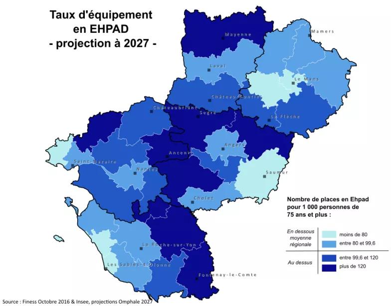 Carte taux équipement ehpad 2017