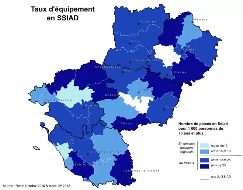 Carte taux équipement ssiad