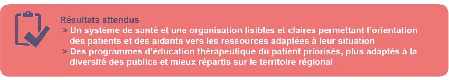 Résultats attendus