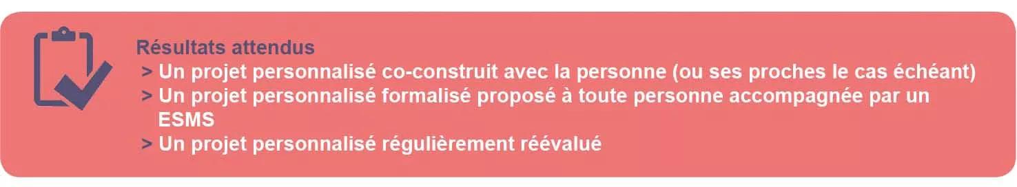 Résultats attendus
