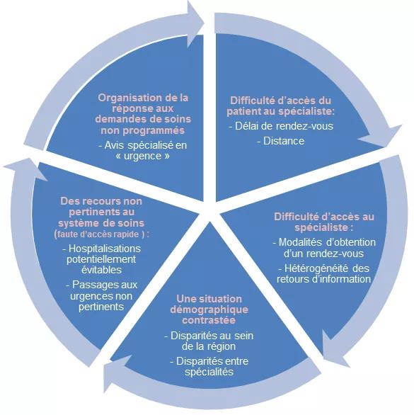 Shema problèmatique acces soins specialises