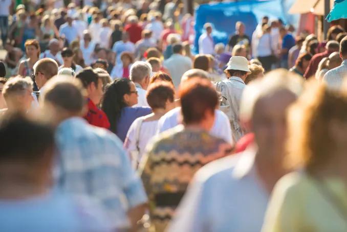 Visuel d'une foule. Crédit : Fotolia